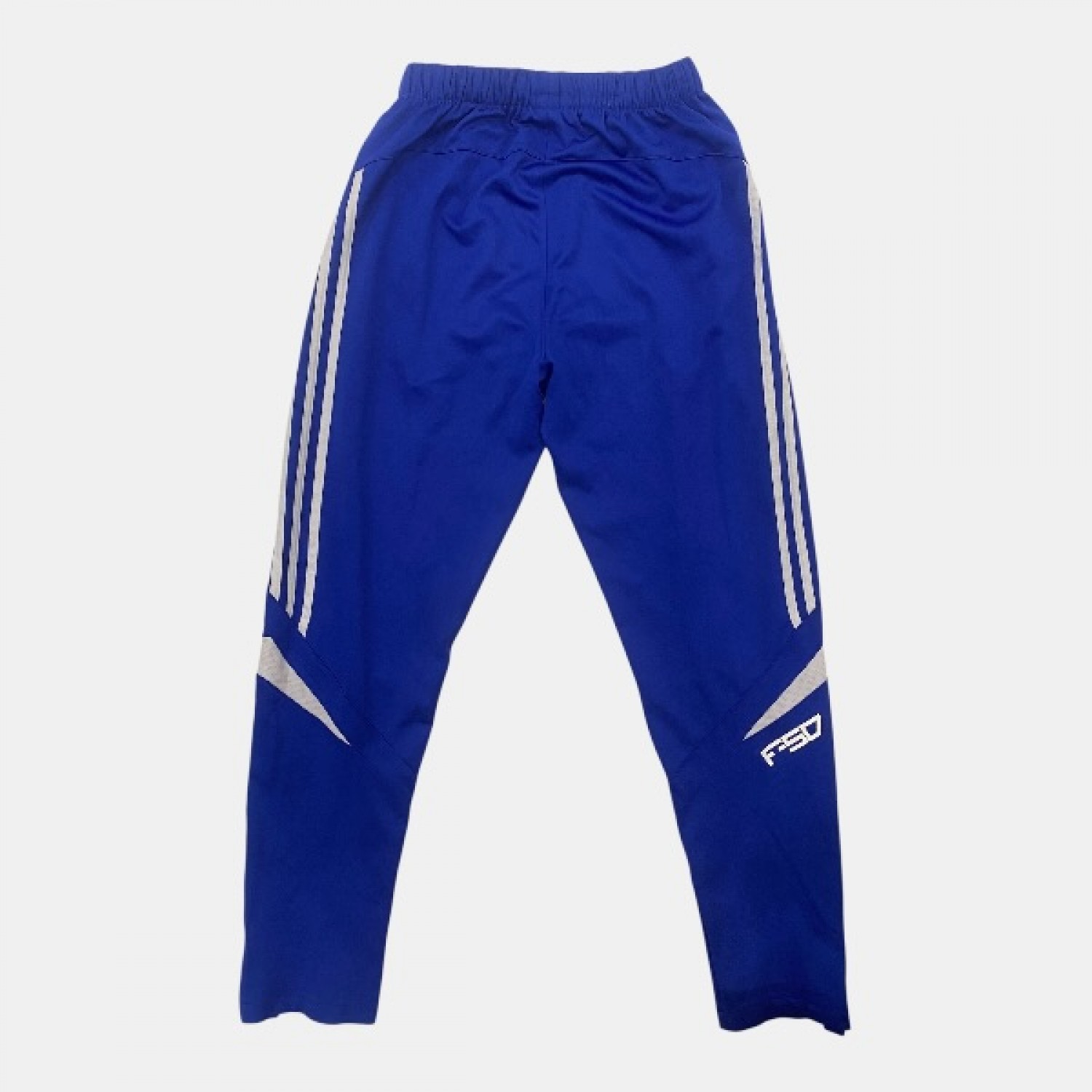 Adidas Performance Training Pants Blue White Details 2XL Pre Owned