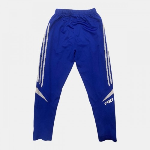 Adidas Performance Training Pants Blue White Details 2XL Pre Owned