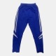 Adidas Performance Training Pants Blue White Details 2XL Pre Owned
