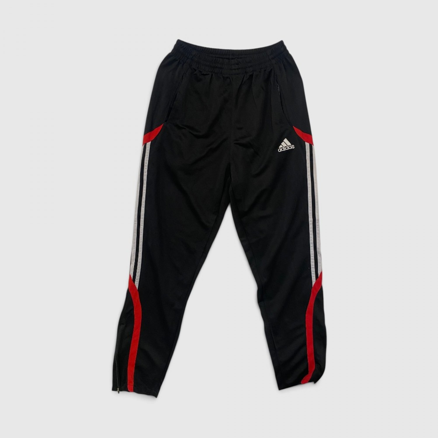 Adidas Ανδρικό Παντελόνι Φόρμας – Μαύρο / Κόκκινο / Pre-Owned