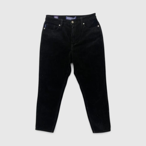 Superdry Ανδρικό Κοτλέ Παντελόνι Μαύρο / Pre-Owned