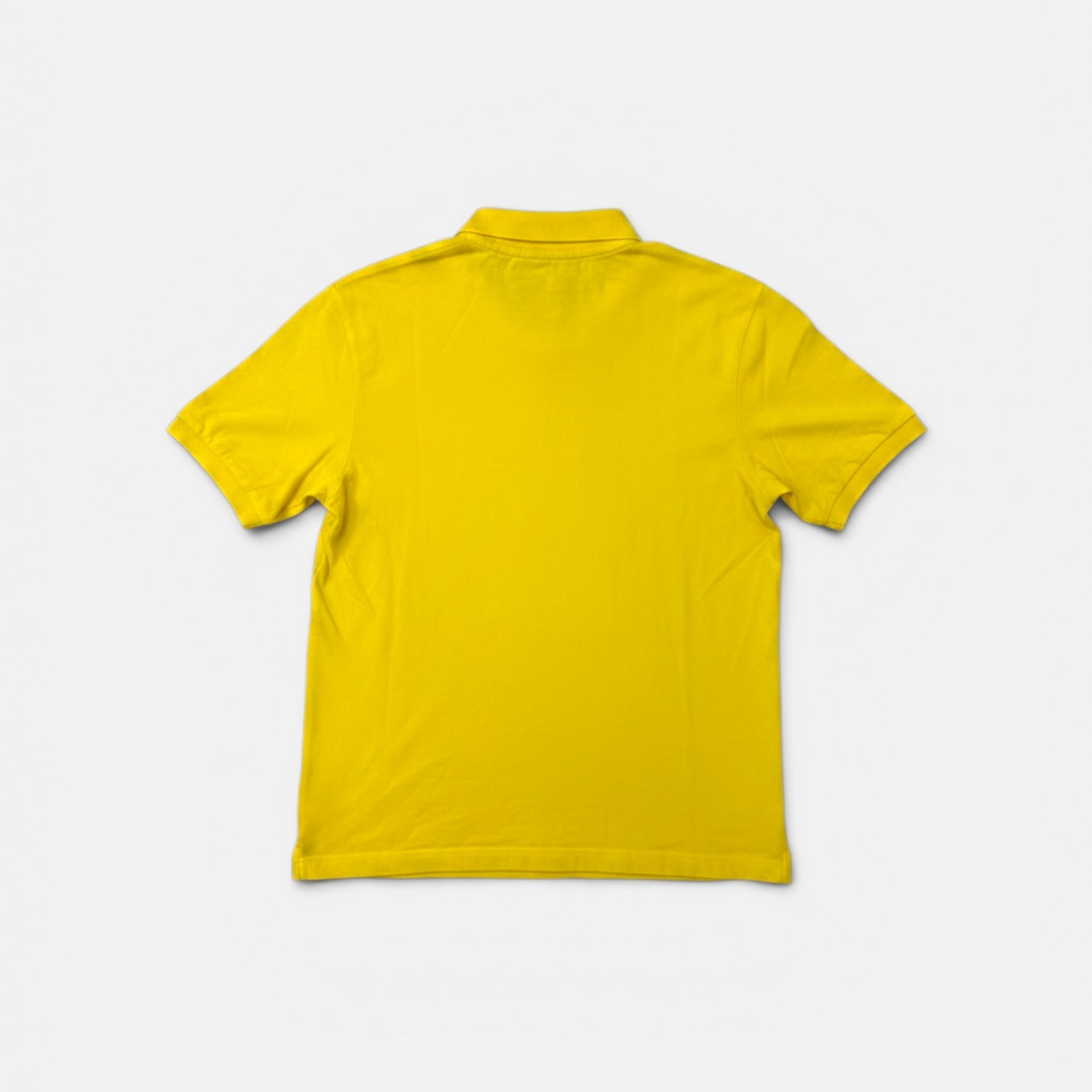 Lacoste Κίτρινη Ανδρική Μπλούζα Polo με Κεντημένο Κροκόδειλο
