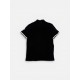 Lacoste Μαύρη Ανδρική Μπλούζα Polo με Τσέπη και Λευκές Λεπτομέρειες