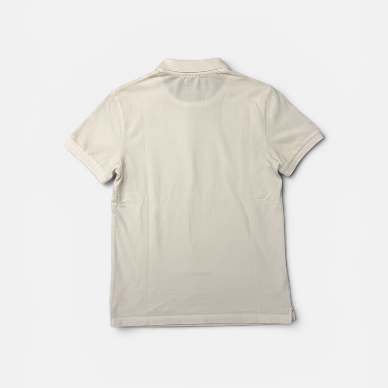 Lacoste Εκρού Ανδρική Μπλούζα Polo με Κεντημένο Κροκόδειλο