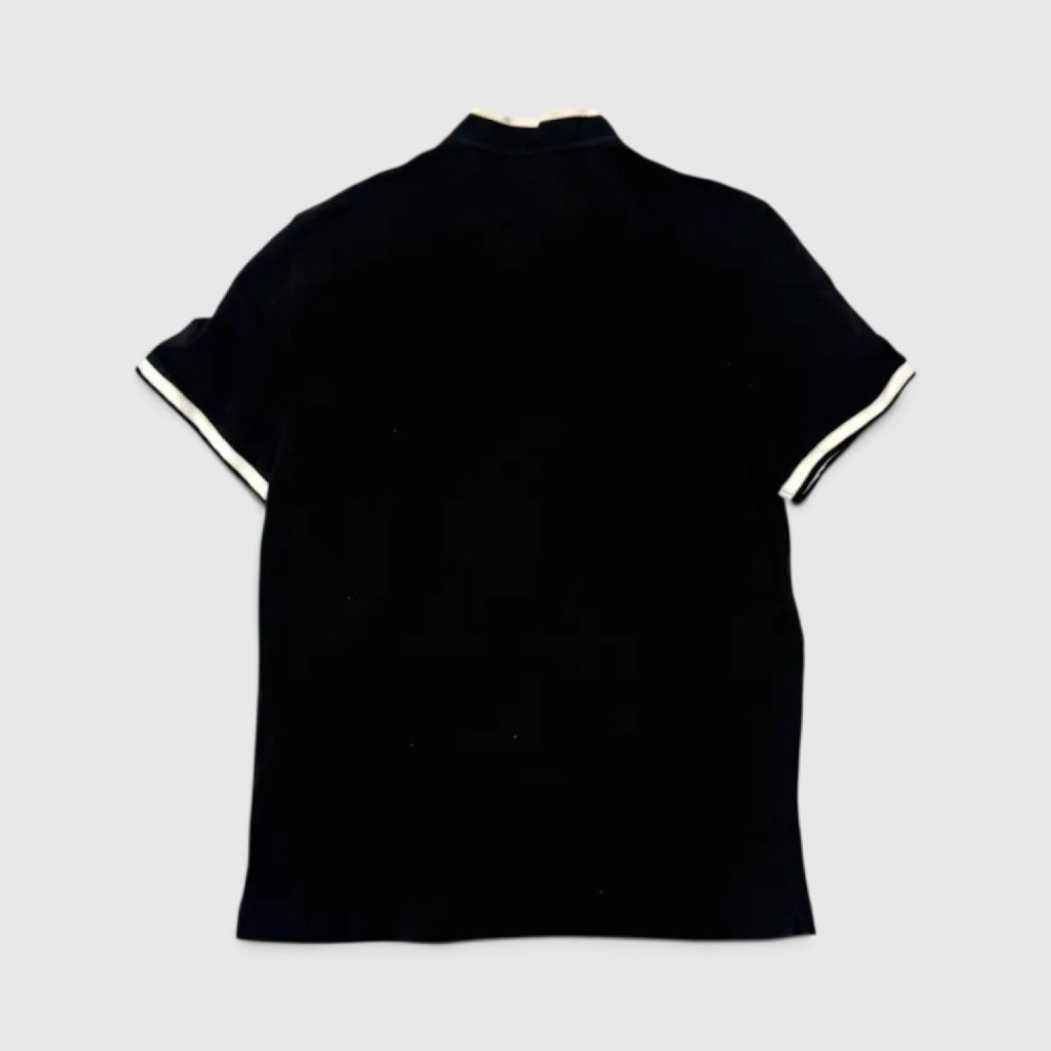Lacoste Μαύρη Ανδρική Μπλούζα Polo με Τσέπη και Λευκές Λεπτομέρειες / Pre-Owned