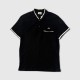 Lacoste Μαύρη Ανδρική Μπλούζα Polo με Τσέπη και Λευκές Λεπτομέρειες / Pre-Owned