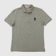 U.S. Polo Assn. Γκρι Ανδρική Μπλούζα Polo με Κεντημένο Logo / Pre-Owned