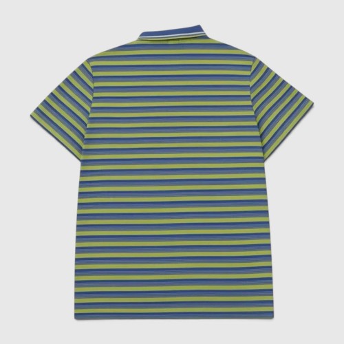 Ανδρικό Ριγέ Polo Shirt Μπλε/Λαχανί / Pre-Owned