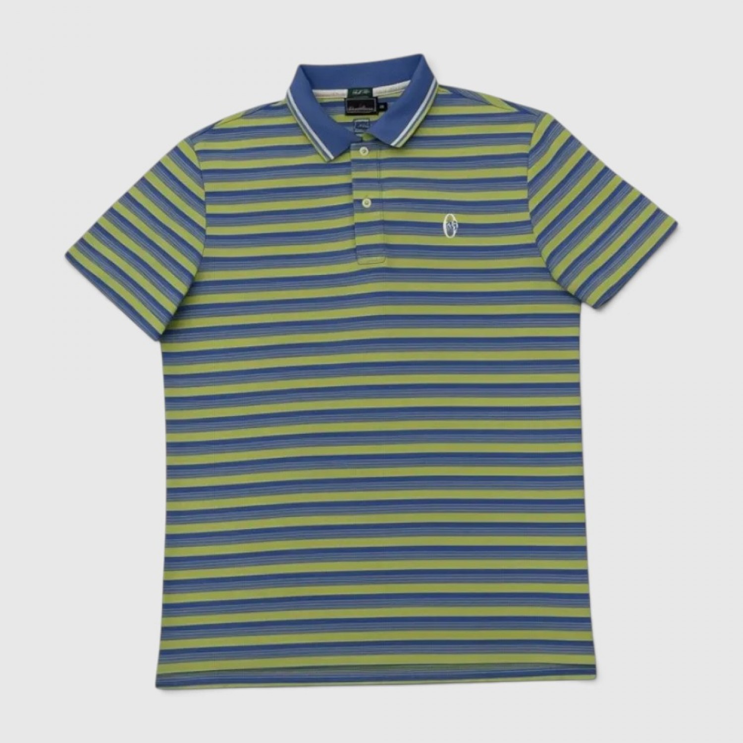 Ανδρικό Ριγέ Polo Shirt Μπλε/Λαχανί / Pre-Owned