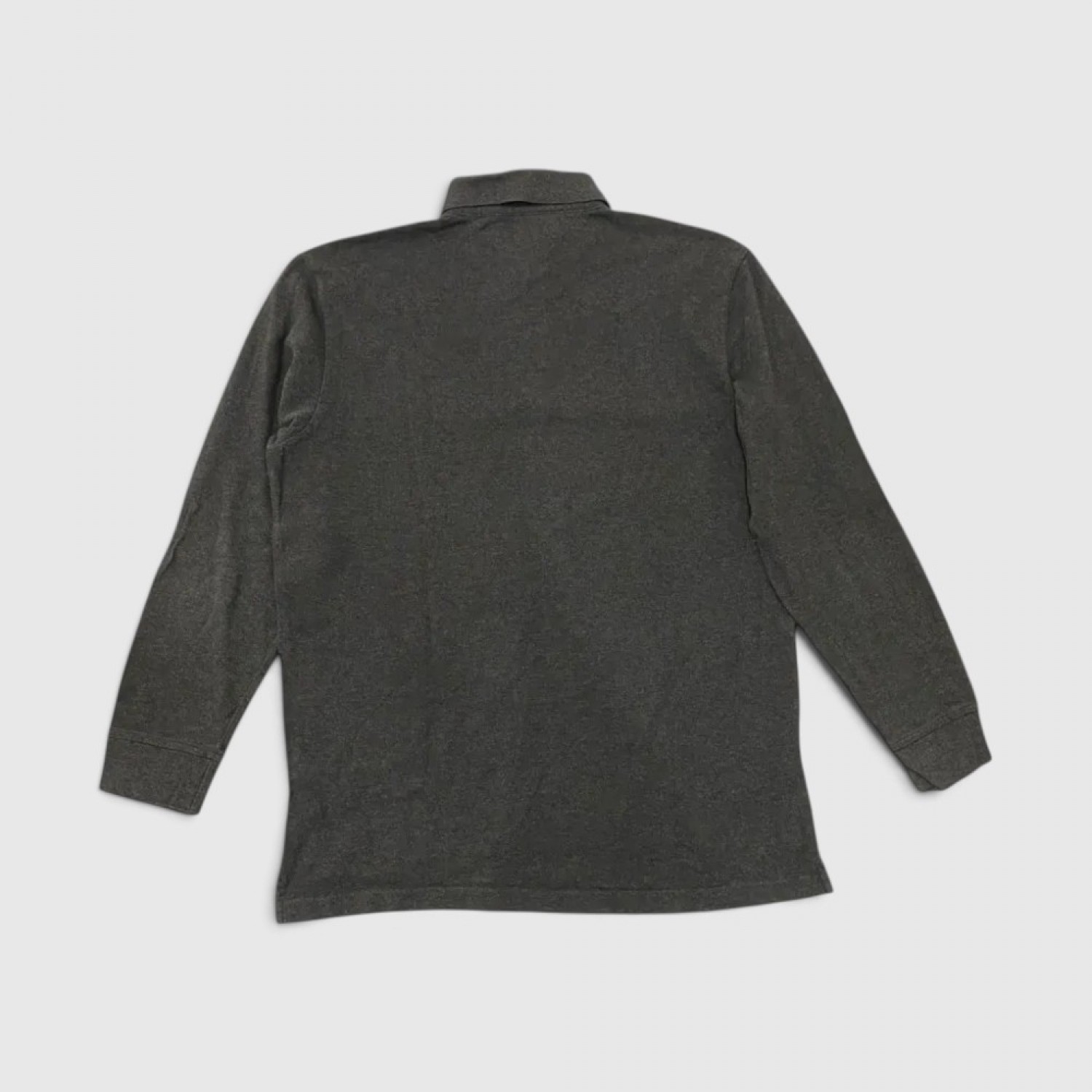 Tommy Hilfiger Ανδρική Μακρυμάνικη Polo Μπλούζα Γκρι / Pre-Owned