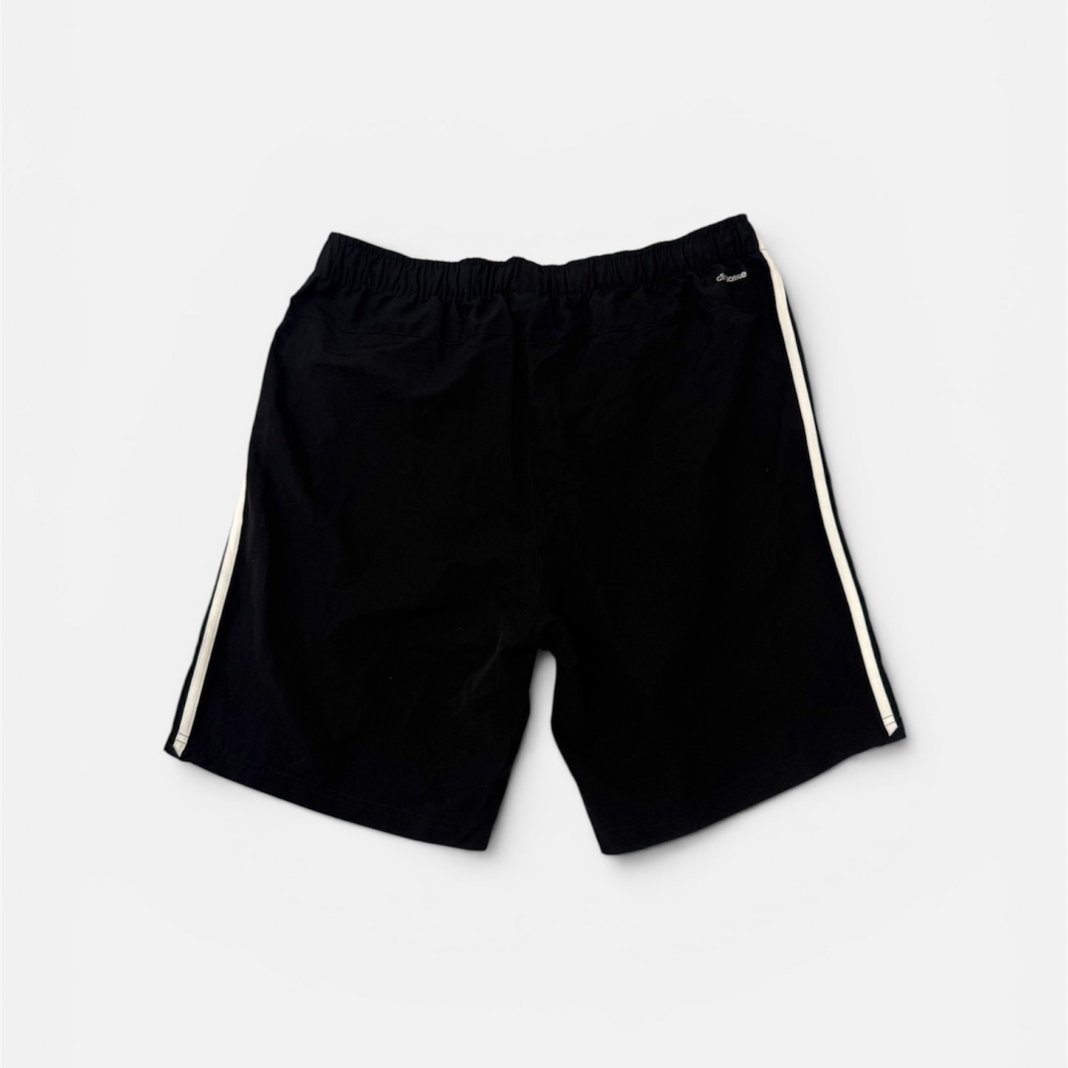 Adidas Ανδρική Αθλητική Βερμούδα Μαύρη 3-Stripes 2XL