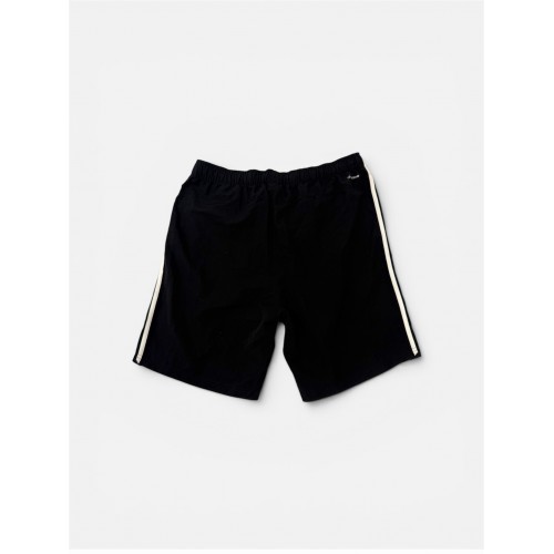 Adidas Ανδρική Αθλητική Βερμούδα Μαύρη 3-Stripes 2XL