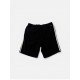 Adidas Ανδρική Αθλητική Βερμούδα Μαύρη 3-Stripes 2XL