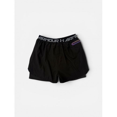 Under Armour Ανδρικό Running Shorts 2-in-1 Μαύρο