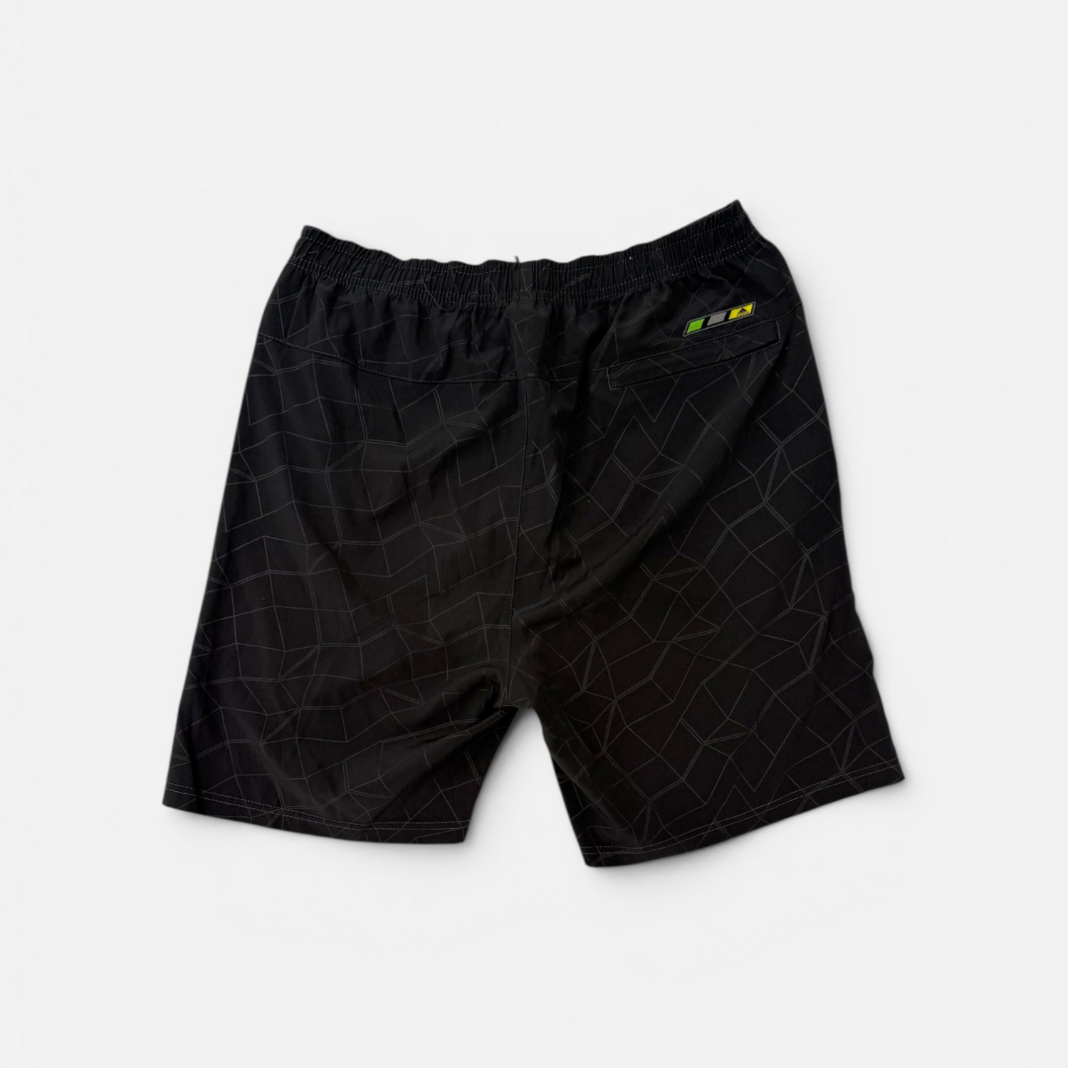 Adidas Performance Training Shorts Μαύρο με Κίτρινες Λεπτομέρειες