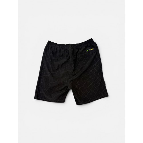 Adidas Performance Training Shorts Μαύρο με Κίτρινες Λεπτομέρειες