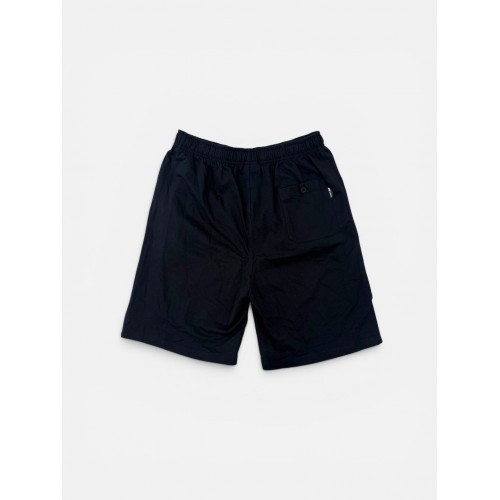 Adidas Essentials Μαύρη Αθλητική Βερμούδα 3-Stripes