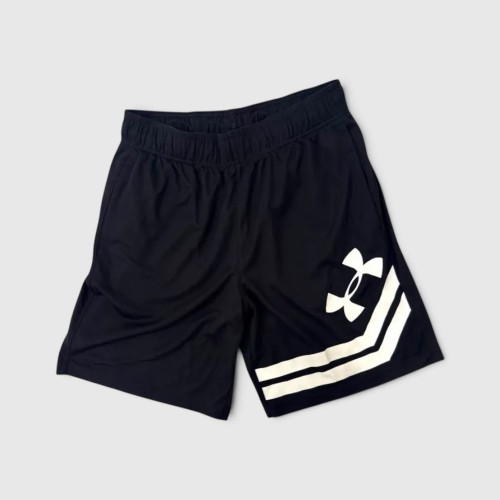 Under Armour Μαύρη Αθλητική Βερμούδα με Μεγάλο Λογότυπο / Pre-Owned