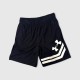 Under Armour Μαύρη Αθλητική Βερμούδα με Μεγάλο Λογότυπο / Pre-Owned