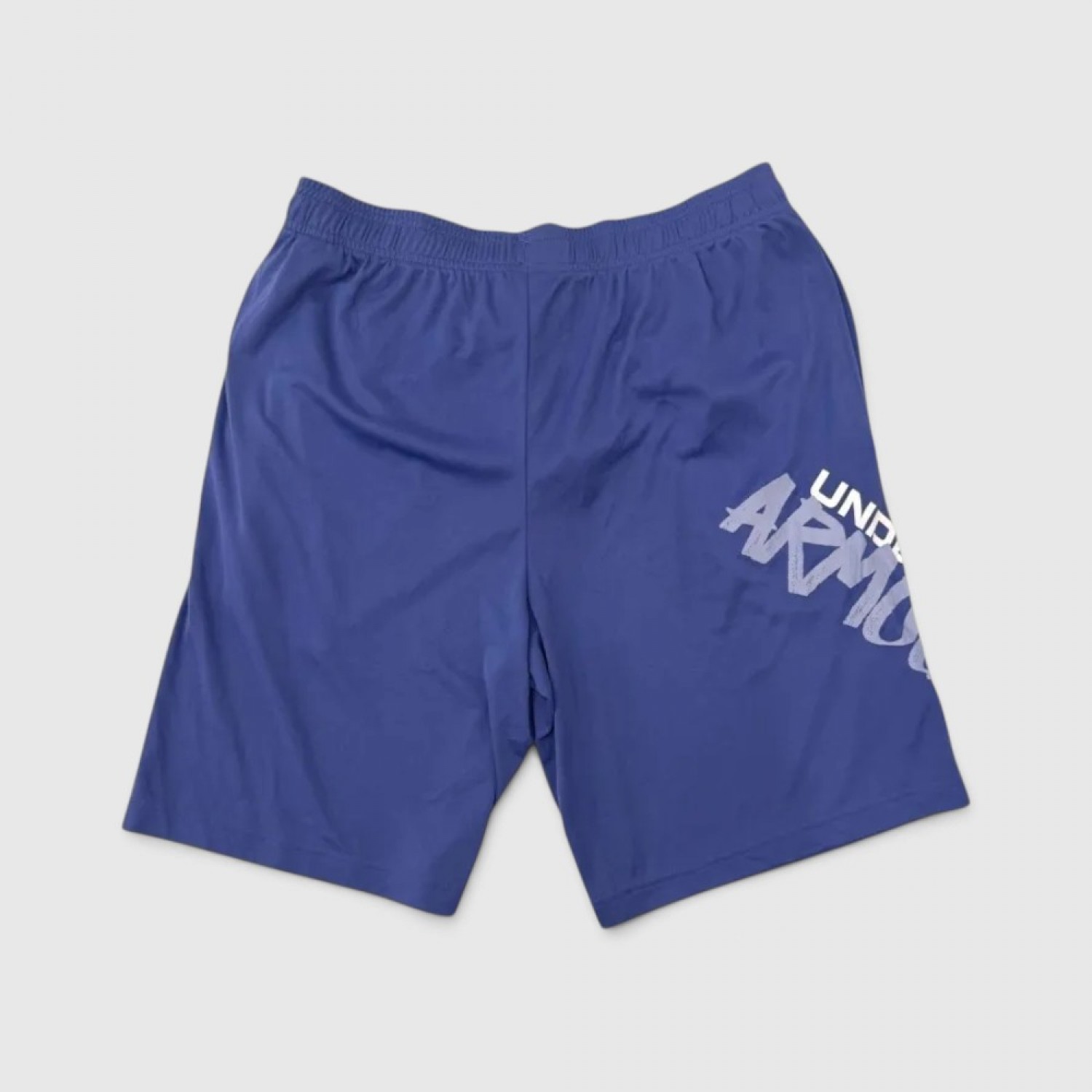 Under Armour Μπλε Αθλητική Βερμούδα με Logo Print / Pre-Owned