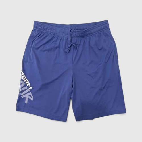 Under Armour Μπλε Αθλητική Βερμούδα με Logo Print / Pre-Owned