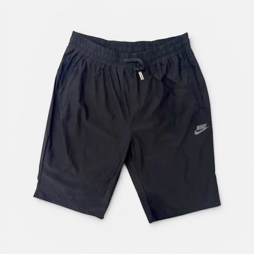 Nike Μαύρη Αθλητική Βερμούδα με Swoosh Logo / Pre-Owned