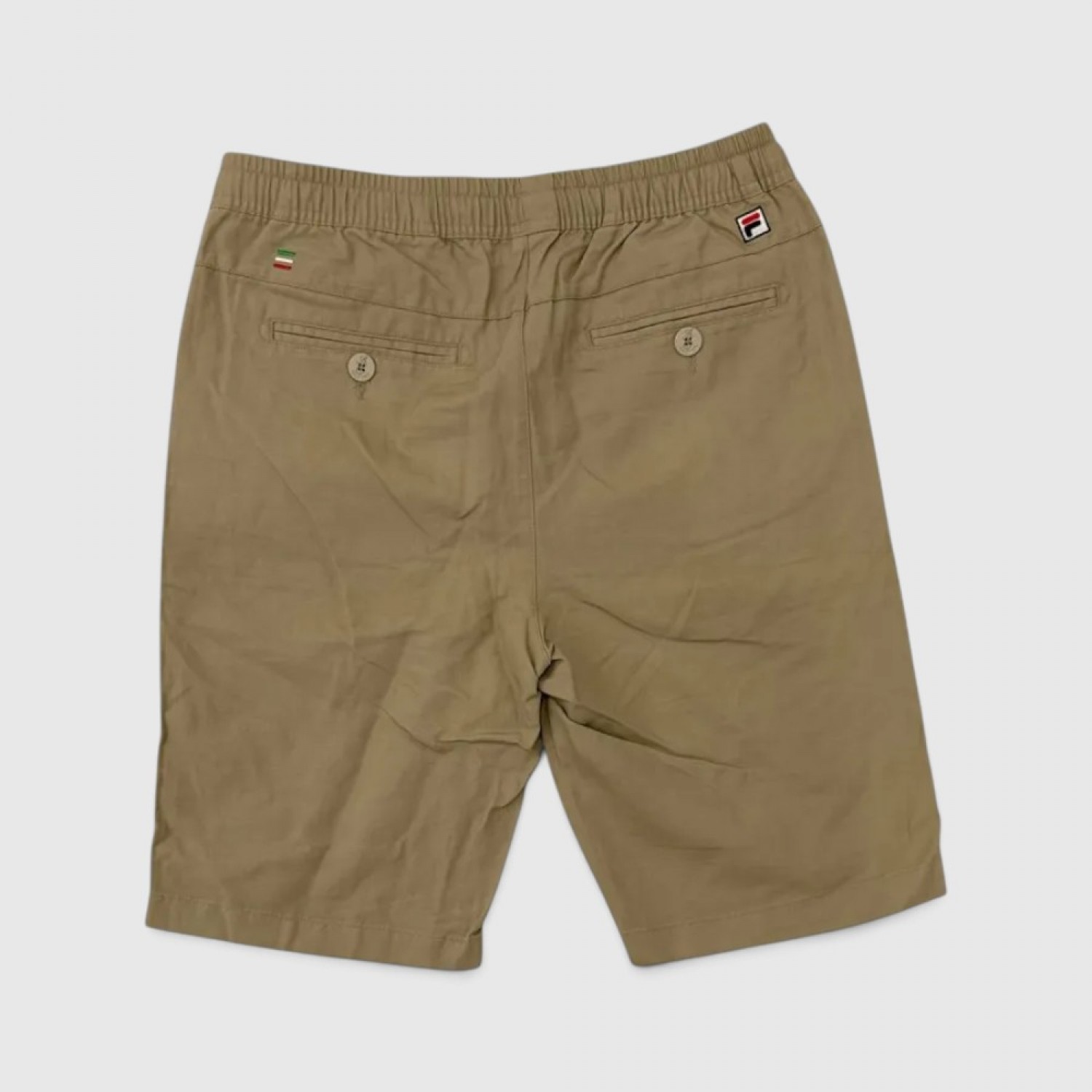 Μπεζ Chino Βερμούδα με Ελαστική Μέση / Pre-Owned