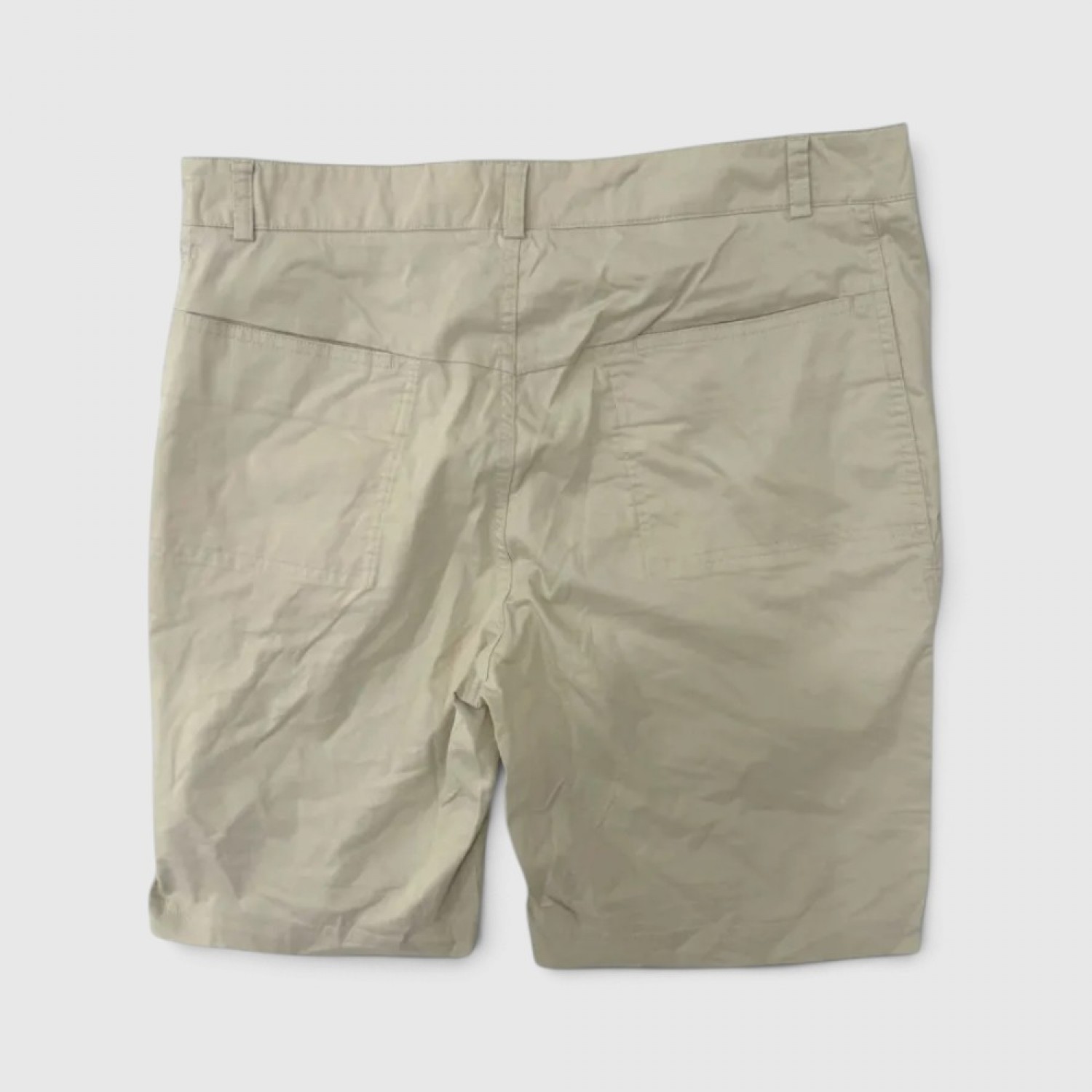 Nike Μπεζ Chino Βερμούδα με Κεντημένο Swoosh / Pre-Owned