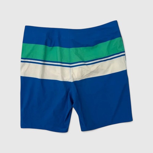 Hollister Ανδρικό Μαγιό Βερμούδα Μπλε–Πράσινο Ριγέ / Pre-Owned