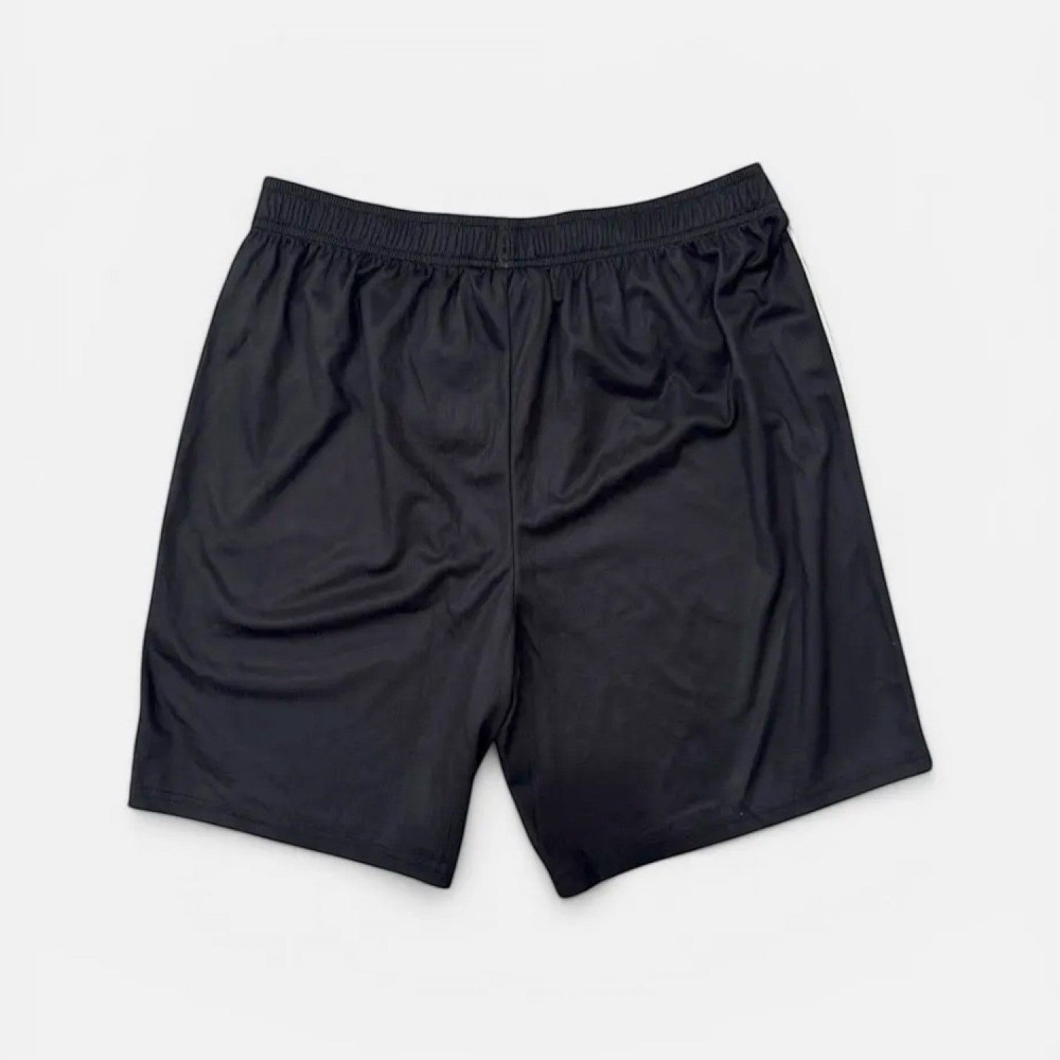 Nike Μαύρη Αθλητική Βερμούδα με Μουσταρδί Πλαϊνές Λωρίδες / Pre-Owned