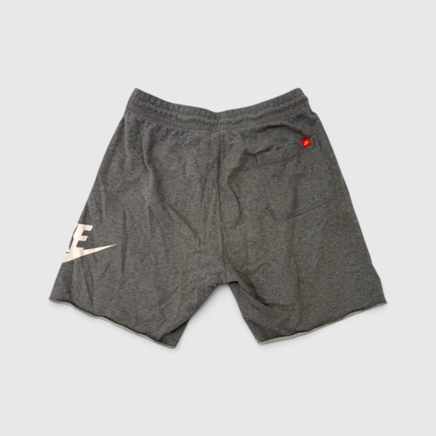 Nike Sportswear Γκρι Βαμβακερή Βερμούδα με Oversized Logo / Pre-Owned
