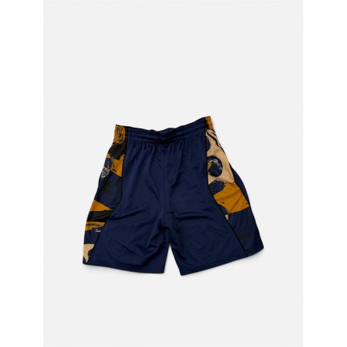 Nike Μπασκετική Βερμούδα Navy Μπλε με Χρυσές Λεπτομέρειες