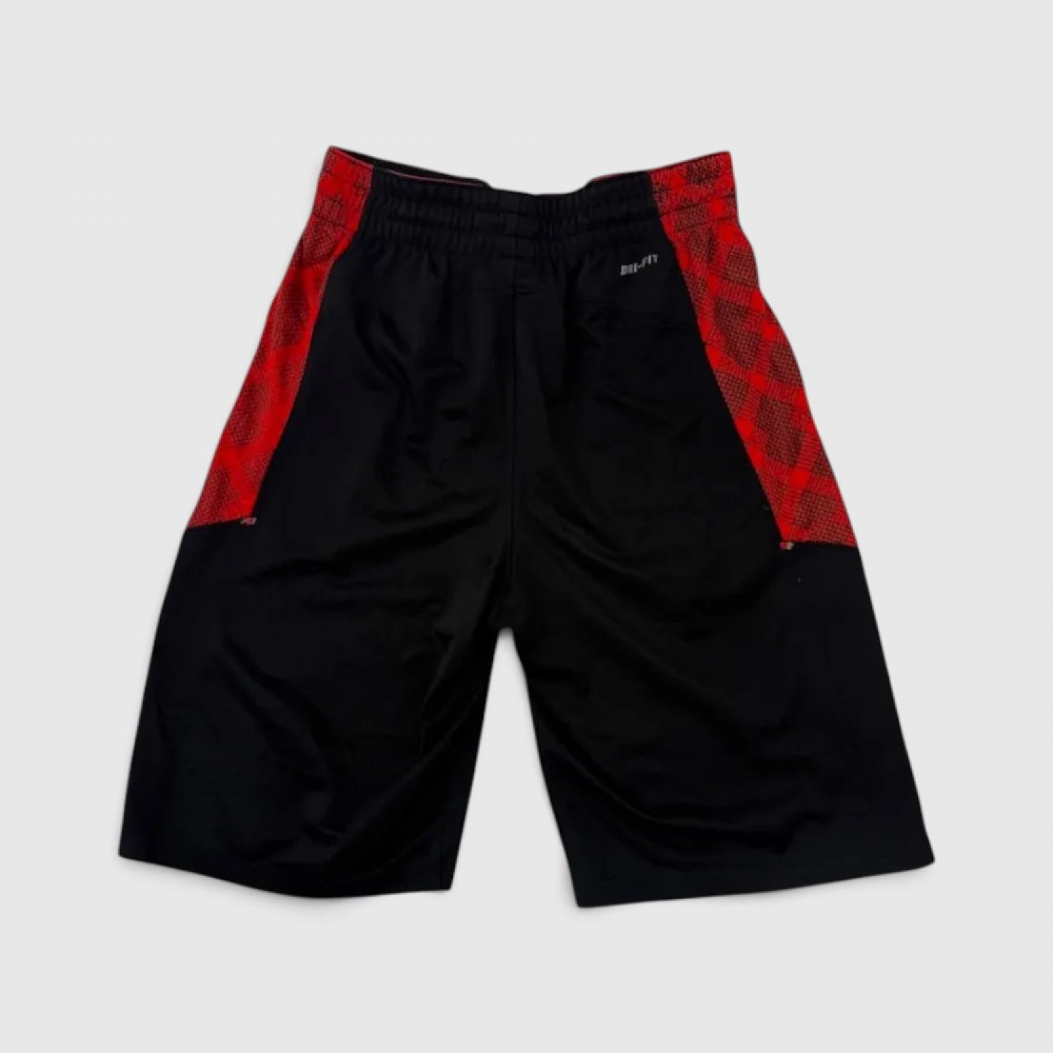 Nike LeBron Dri-FIT Ανδρική Μπασκετική Βερμούδα Μαύρη/Κόκκινη – S / Pre-Owned