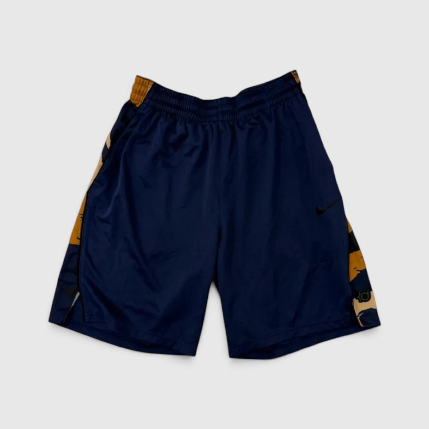 Nike Μπασκετική Βερμούδα Navy Μπλε με Χρυσές Λεπτομέρειες / Pre-Owned