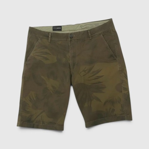 Ανδρική GAS Chino Βερμούδα με Tropical Print – Χακί / Pre-Owned