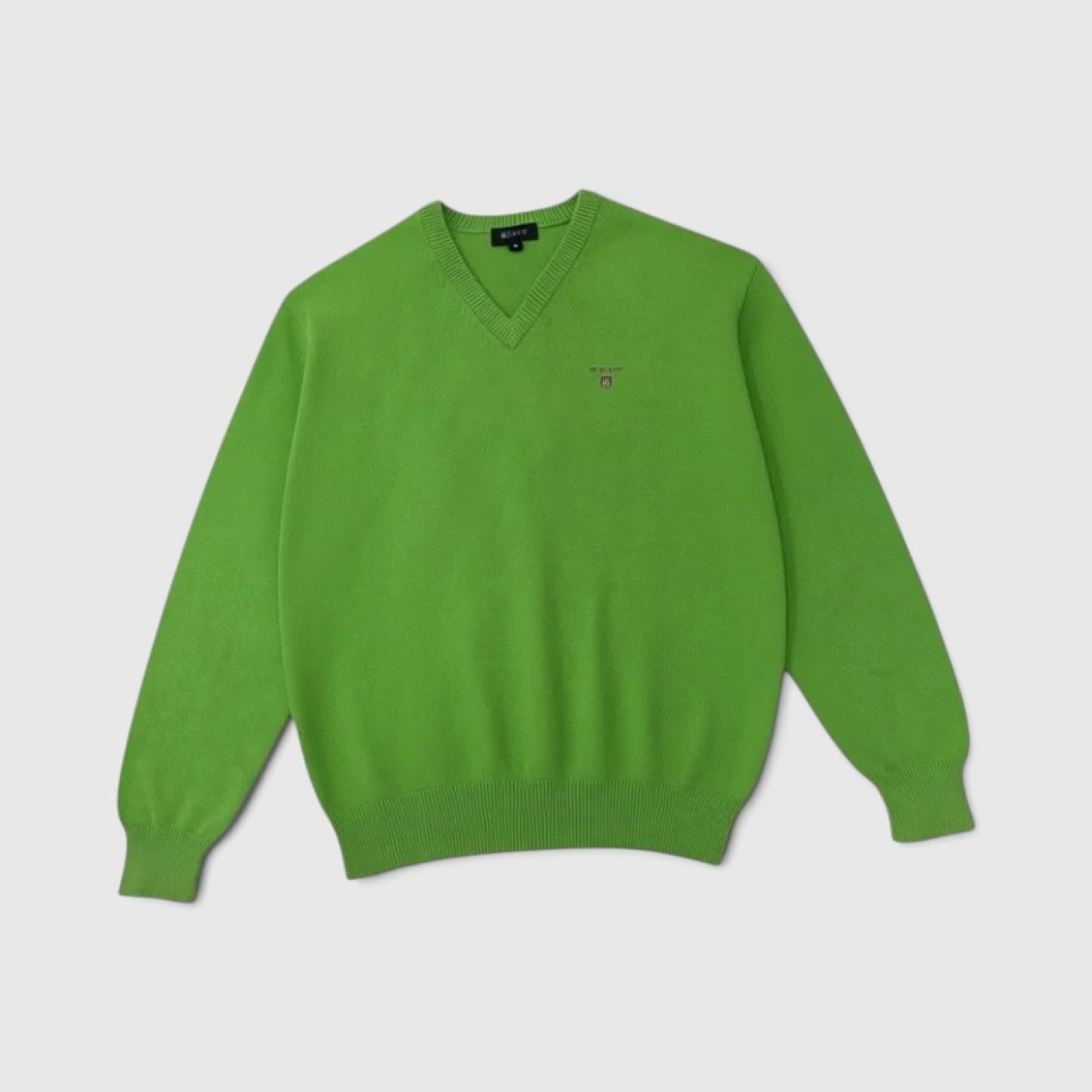 Ανδρικό GANT Πλεκτό Πουλόβερ V-Neck Πράσινο / Pre-Owned