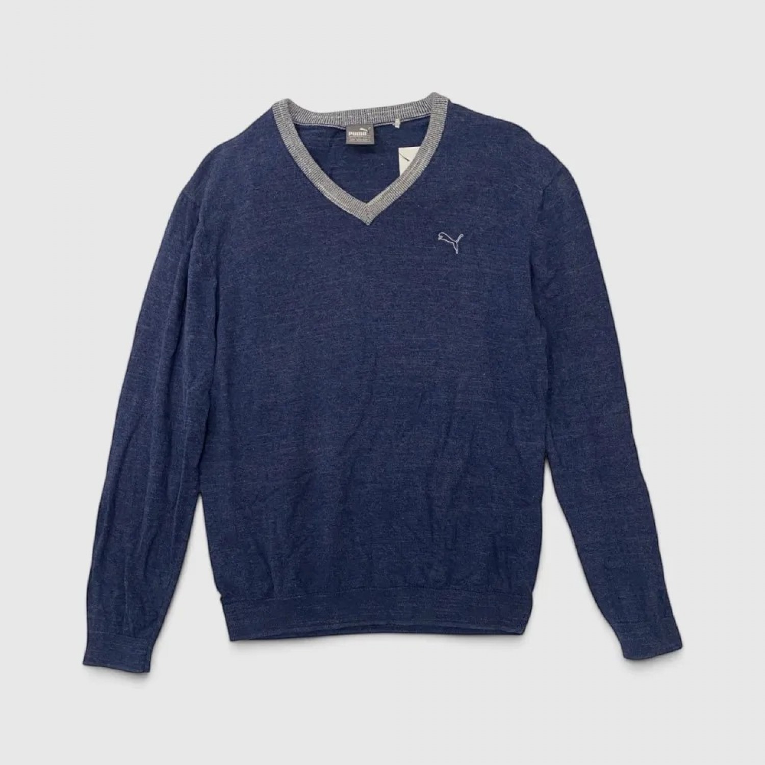 Puma Ανδρικό Πουλόβερ V-Neck Μπλε / Pre-Owned
