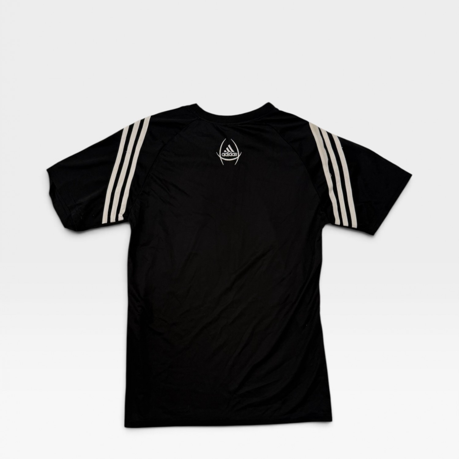 Adidas Black Performance Training T-Shirt με 3-Stripes