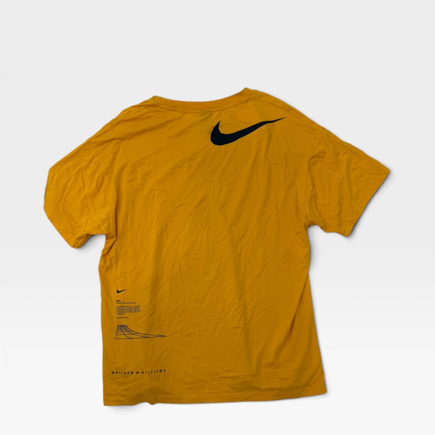 Nike x MMW Graphic T-Shirt Mustard Yellow