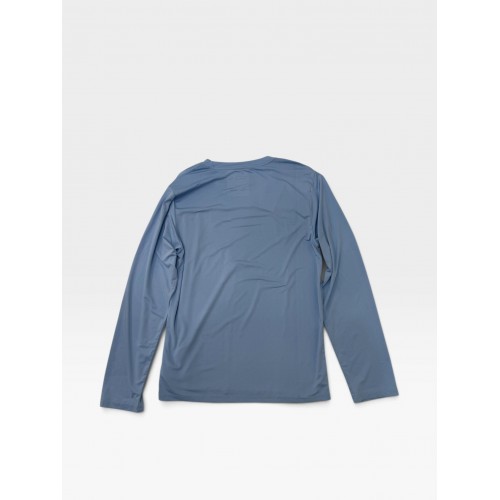 Nike Dri-FIT Long Sleeve Training Top Light Blue with Black Logo