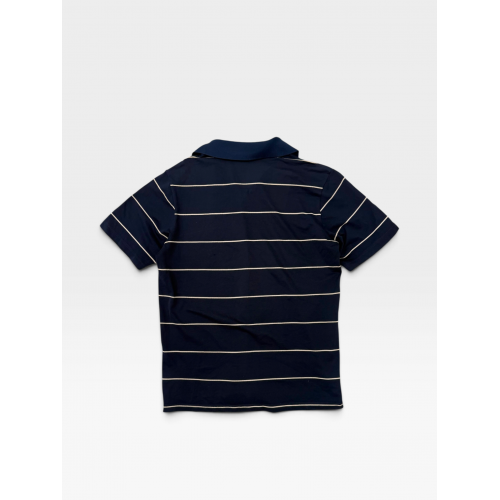 Adidas Ανδρικό Polo Μπλε Ριγέ ClimaLite