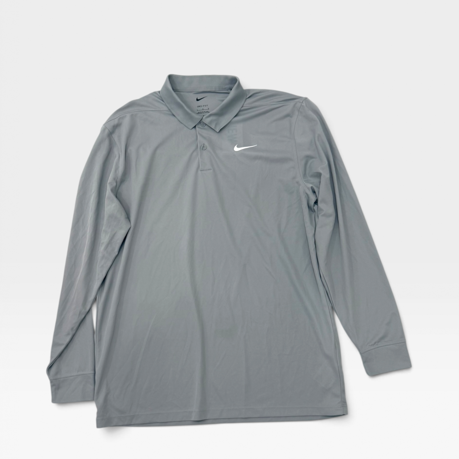 Nike Golf Performance Polo Μακρυμάνικο Γκρι