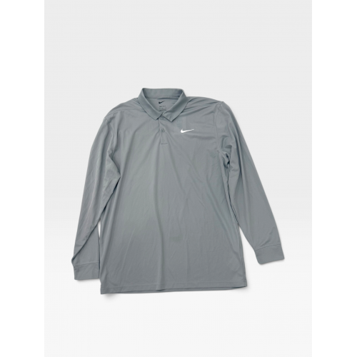 Nike Golf Performance Polo Μακρυμάνικο Γκρι