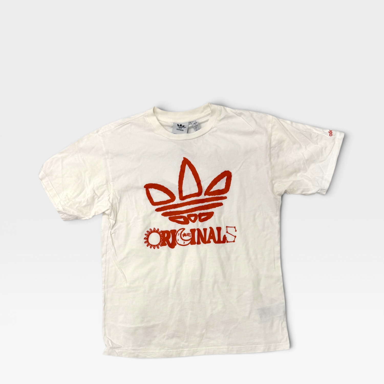 Adidas Originals x Kappa Retro Graphic T-Shirt Λευκό