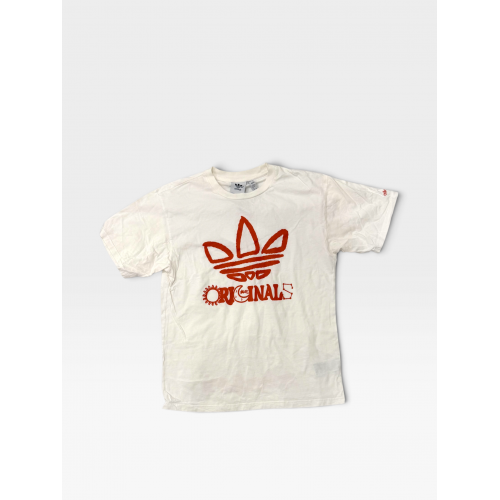 Adidas Originals x Kappa Retro Graphic T-Shirt Λευκό