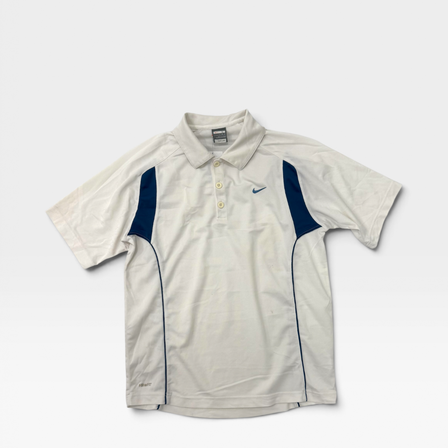 Nike Dri-FIT Performance Polo Shirt Λευκό / Navy
