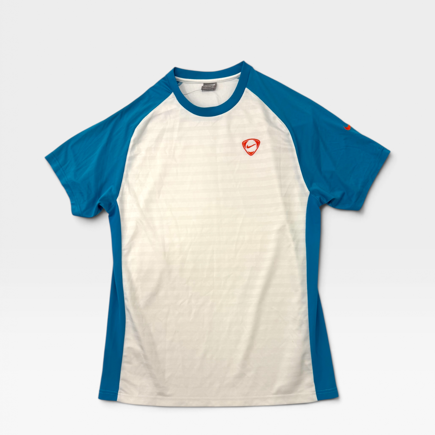 Nike Dri-FIT Athletic T-Shirt Λευκό / Μπλε