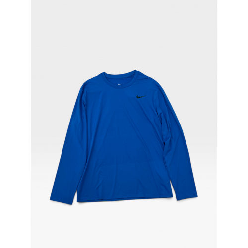 Nike Dri-FIT Long Sleeve Training T-Shirt Blue