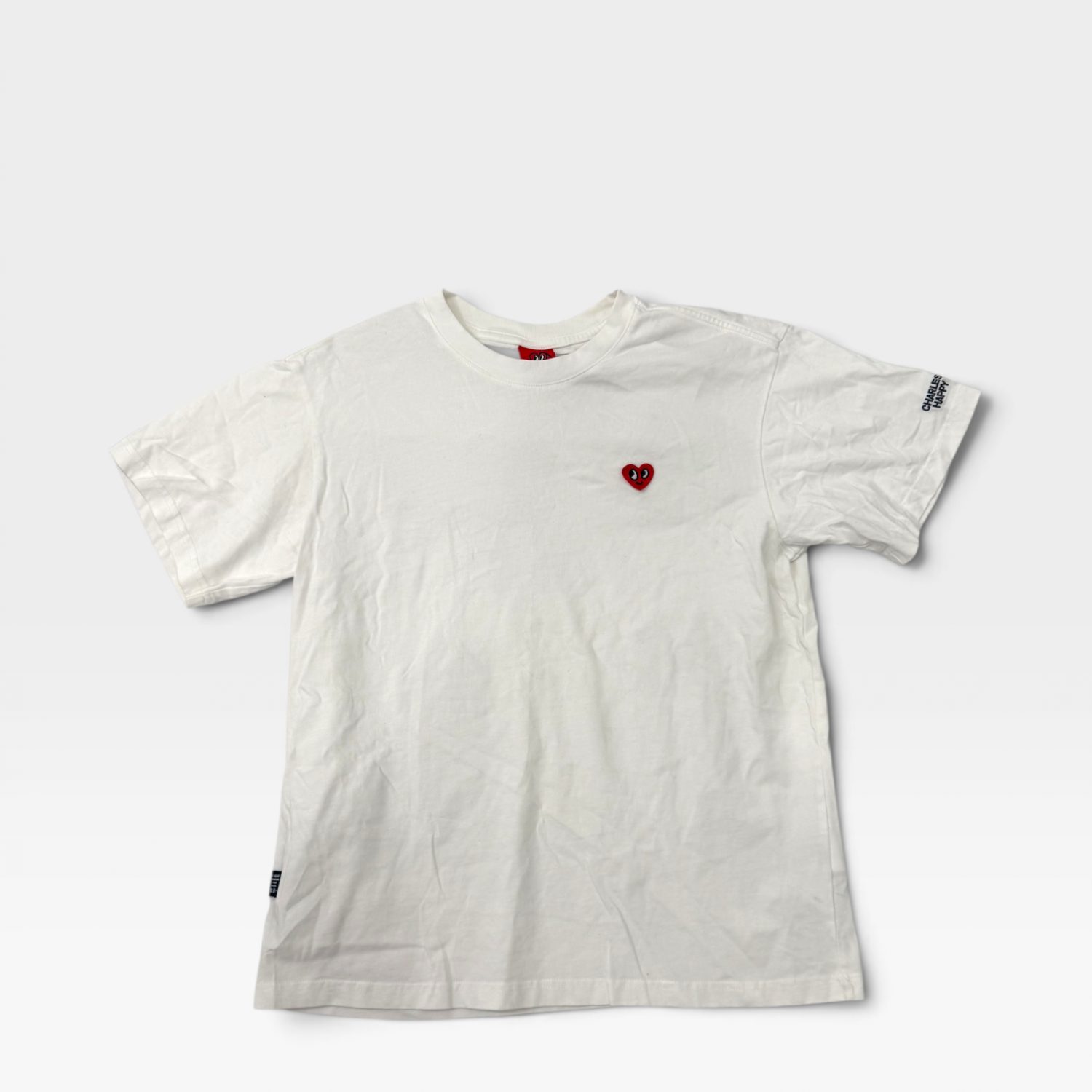 Comme des Garçons PLAY Graphic Logo T-Shirt White