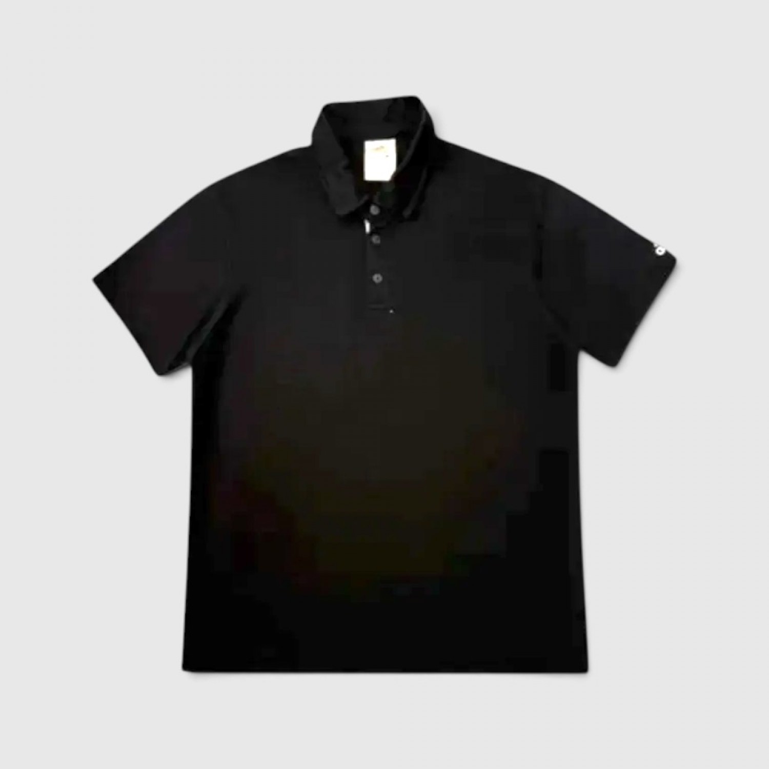 Adidas Black Vintage Polo Shirt – Minimal Sportswear Style / Pre-Owned